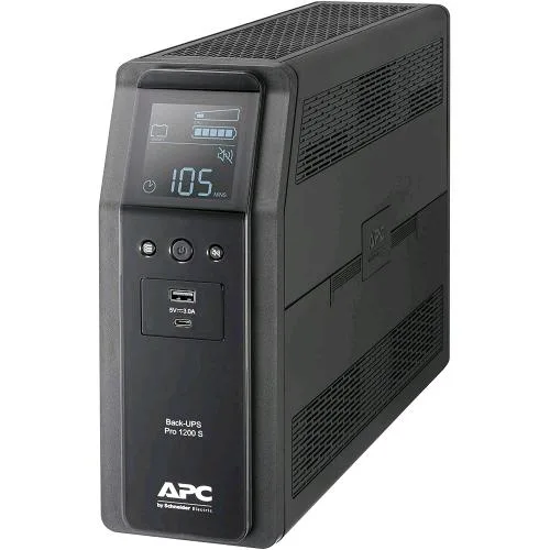 APC BR1200SI Back UPS Gruppo di Continuita' Avr 720 W 1.200 VA Connettori 8 x AC Interfaccia LCD