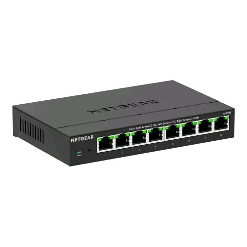 Netgear MS308-100EUS Switch Non Gestito Multi-Gigabit 8 x 100/1000/2.5G Desktop Nero
