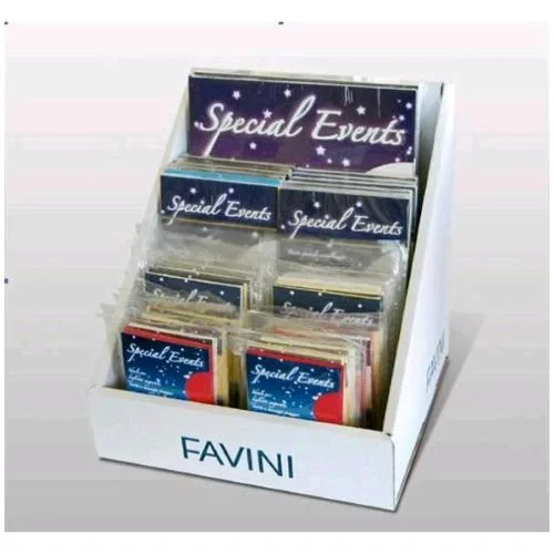 Cartotecnica Favini Espositore Natale Special Event Buste con Cartoncino Colori Assortiti Conf 32 Pz.