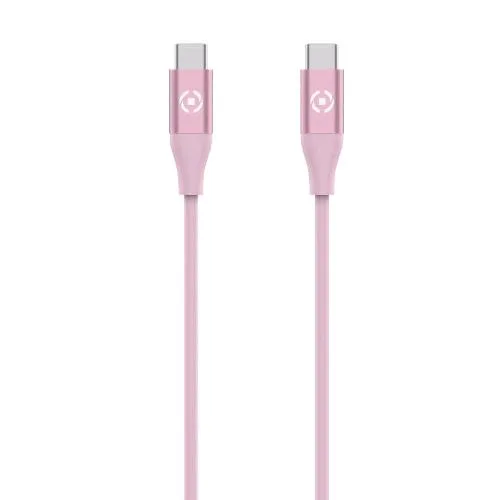 Celly Cavo Power Delivery USB-C a USB-C fino a 60W 1.5 m Pink