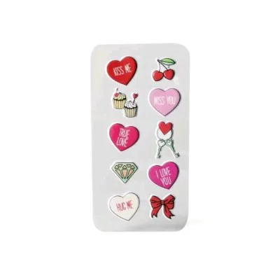 Celly Stickers 3D 10 Teen Love Multicolore