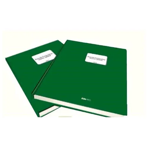 Edipro Registro Protocollo Corrispondenza Spedita/Ricevuta 310X245 4 Copie 100 Fogli Conf 2 Pz.
