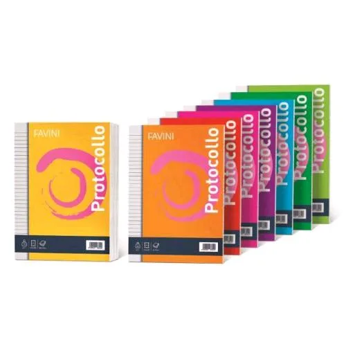 Cartotecnica Favini Fogli Protocollo A4 Rigatura 1R 60g Bianco Conf 30 Fogli