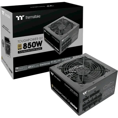 Thermaltake Toughpower GT Alimentatore 850 W 80 Plus Gold Modulare Nero