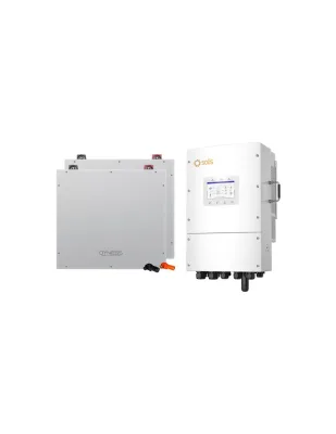 Sistema di accumulo trifase inverter 15kW Solis LV batteria al litio 10.24kWh Dyness DL5.0C