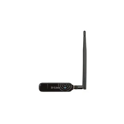 D-Link Dwa-137 Adattatore di Rete USB 2.0 Wi-Fi N300 802.11B/G/N Antenna Ruotabile Plug And Play Nero