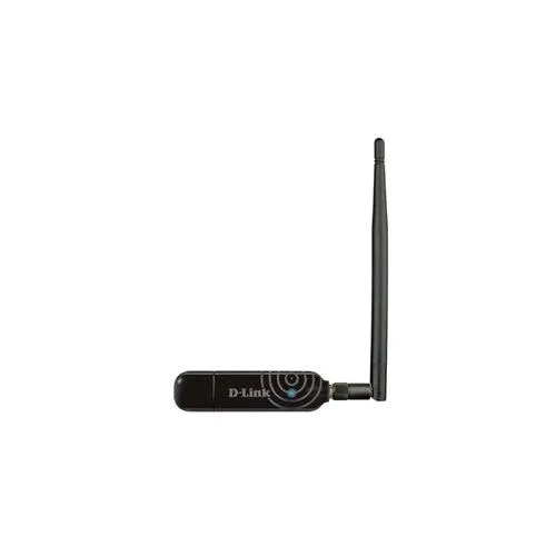 D-Link Dwa-137 Adattatore di Rete USB 2.0 Wi-Fi N300 802.11B/G/N Antenna Ruotabile Plug And Play Nero