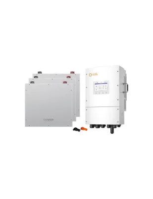 Sistema di accumulo trifase inverter 15kW Solis LV batteria al litio 15.36kWh Dyness DL5.0C
