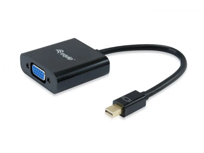 Equip 133432 Adattatore Minidisplay Port a VGA HD15 Black