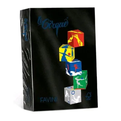 Cartotecnica Favini le Cirque Forti Risma da 250 Fogli 160 g 21 x 29.7 cm A4 Nero