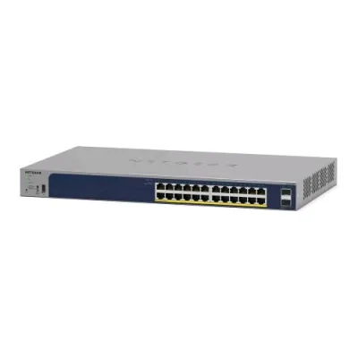 Netgear Smart GS728TPP-300EUS Switch Gestito L3 - 24 x 10/100/1000 (POE+) + 4 x SFP POE+ (720 W) Montabile su Rack