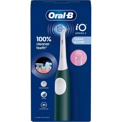 ORAL-B iO 2 Spazzolino Elettrico 1 Testina Bianco Verde