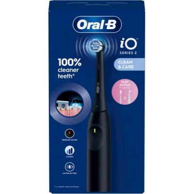 ORAL-B iO 2 Spazzolino Elettrico 1 Testina Nero