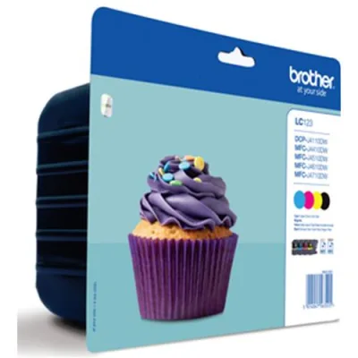 Brother Multipack LC-123VALBP Cartuccia Nero + Giallo + Ciano + Magenta