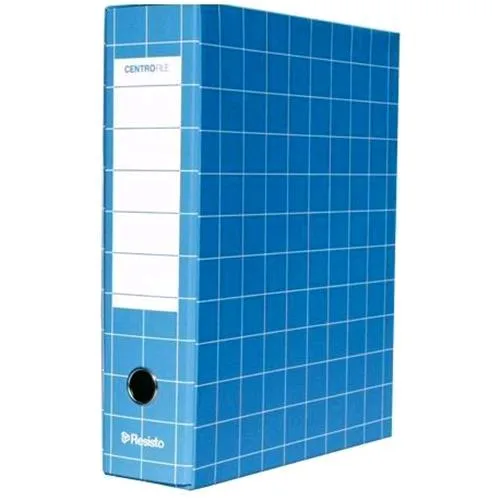 Resisto Centro File Registratore Formato Protocollo 285X350X80 Col. Blu Conf 6 Pz.