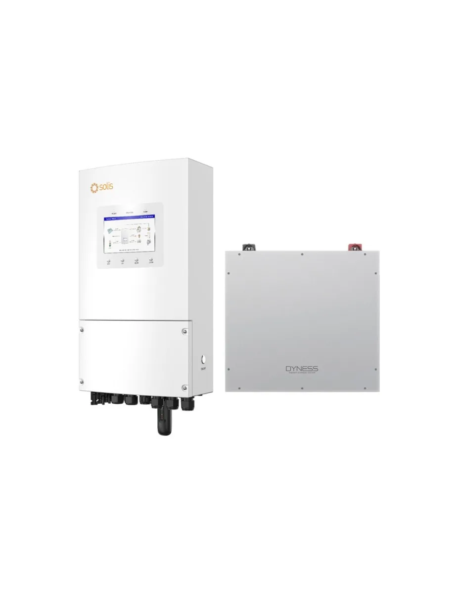 Sistema di accumulo monofase inverter 3kW Solis batteria al litio 5.12kWh Dyness DL5.0C