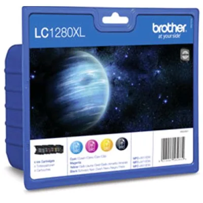 Brother Multipack LC-1280XLVALBP Kit 4 Cartucce Colore