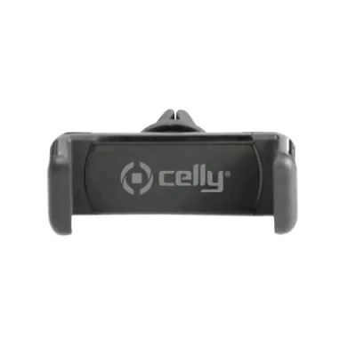 Celly Supporto Meccanico da Auto per Smartphone Clip con Alette Regolabili fino a 8.2cm