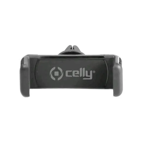 Celly Supporto Meccanico da Auto per Smartphone Clip con Alette Regolabili fino a 8.2cm