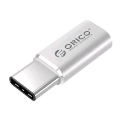 Orico CTM1-Pro Adattatore da Micro USB Femmina a USB-C Maschio Silver