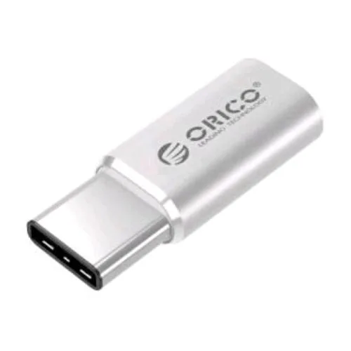 Orico CTM1-Pro Adattatore da Micro USB Femmina a USB-C Maschio Silver