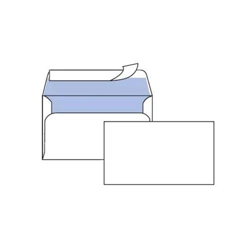 Pigna Edera Buste di Carta Senza Finestra con Strip 114X162 mm 90 g Col. Bianco Conf 25 Pz.