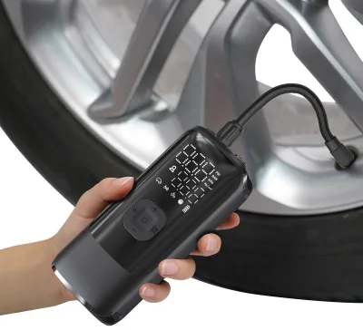 POWER BANK 4000MAH USBC CON AIR COMPRESSOR LED DISPLAY