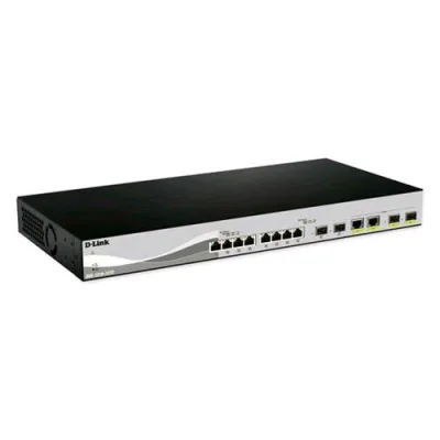 D-Link DXS-1210-12SC Web Smart Switch Gestito L2 10 x 10 Gigabit SFP+ 2 x SFP+ 10 Gigabit Combo Montabile su Rack