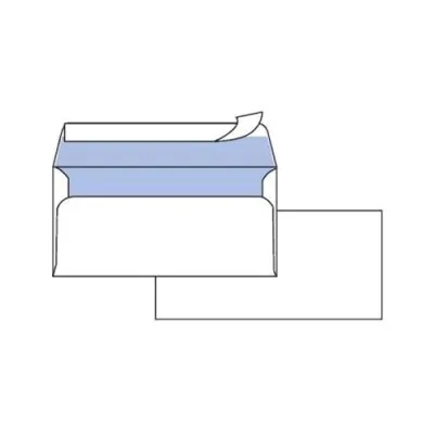 Pigna Edera Buste di Carta Senza Finestra con Strip 120X180 mm 90 g Col. Bianco Conf 500 Pz.