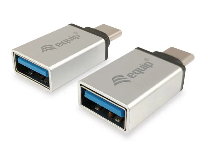 Equip 133473 Adattatore da USB-C Maschio a USB-A 3.0 Femmina Conf 2 Pz.