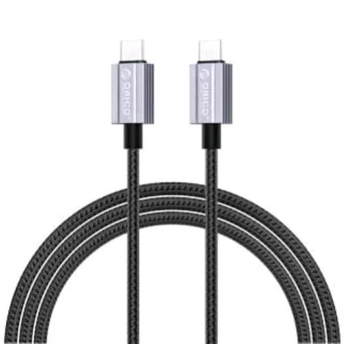 Orico GQA100 Cavo USB-C Maschio/Maschio Supporta fino a 100 W 5A 1.5 m Nero/Grigio
