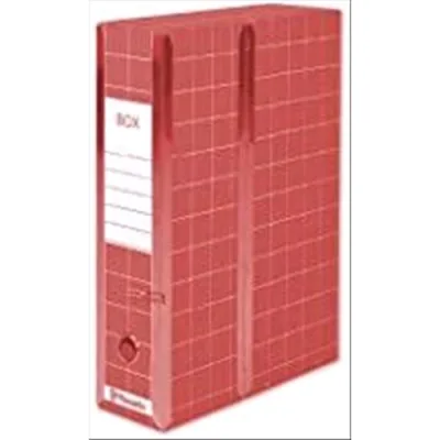 Resisto New Color Scatola Archivio in Cartone Snodi Metallici 375X295 mm Dorso 9 cm Col. Rosso