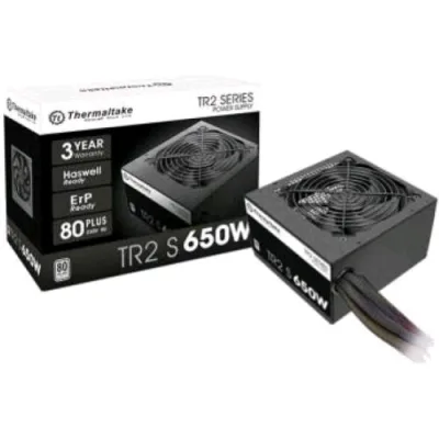 Thermaltake TR2 Series Alimentatore 65 0W 80 Plus White Non Modulare ATX Nero