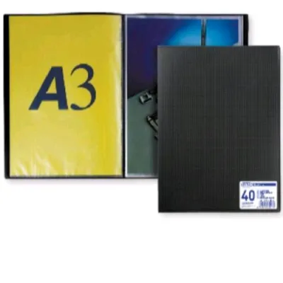 Favorit Portalistini in PP 420X297 A3 20 Buste Nero