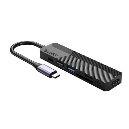 Orico MDK-6P Docking Station Type-C To USB-A 3.0 USB-A 2.0 HDMI 4K Sd&Tf USB-C 3.1 Grigio