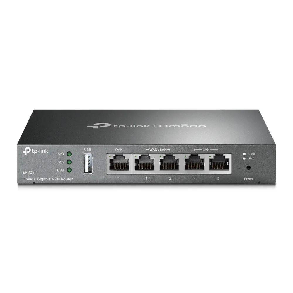ROUTER VPN MULTI-WAN 5P GIGABIT 1P WAN 1P LAN 3P WAN/LAN