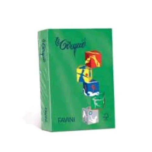 Cartotecnica Favini le Cirque Forti Risma da 500 Fogli 80 g 21 x 29.7 cm A4 Verde Bandiera