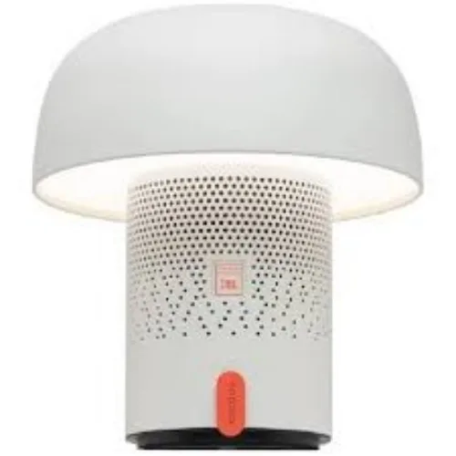 Kooduu Sensa Play BY JBL Lampada LED da Tavolo Ricaricabile Speaker Bluetooth JBL Bianco