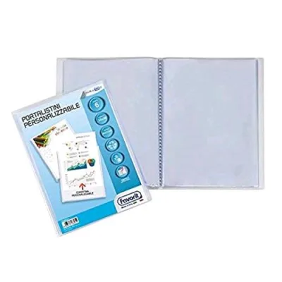 Favorit Portalistini Peronalizzabile in PP 220X300MM A4 6 Buste Col. Trasparente