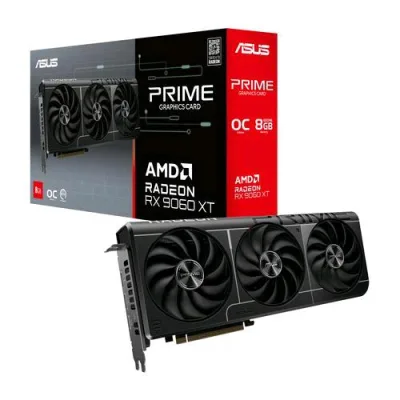 ASUS Prime -RX9060XT-O8G AMD Radeon RX 9060 XT 8 GB GDDR6 PCI Express 5.0 Triple Fan