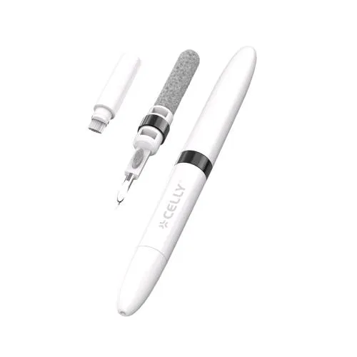 Celly Cleaning Kit 4 in 1 per Auricolari TWS Kit Pulizia con 4 Accessori