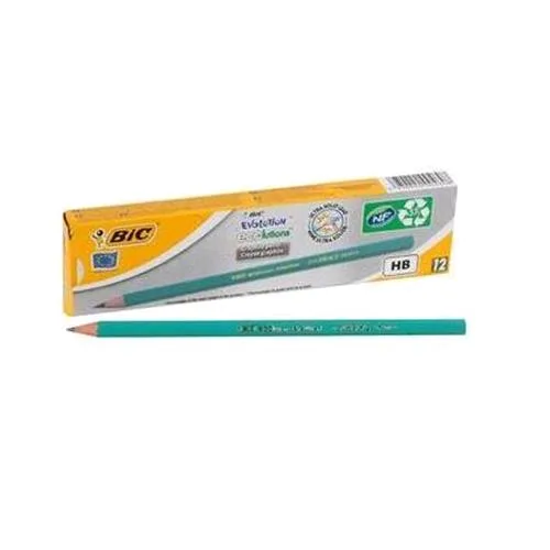 BIC Ecolution Evolution HB Matita in Resina Senza Legno Conf 12 pz