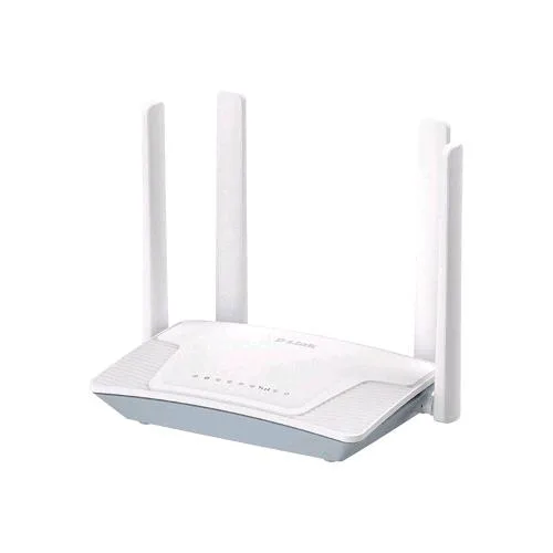 D-Link G403C/E Router 4G LTE N300 Wi-Fi 6 Switch a 3 Porte 1GBE fino a 32 Dispositivi Bianco