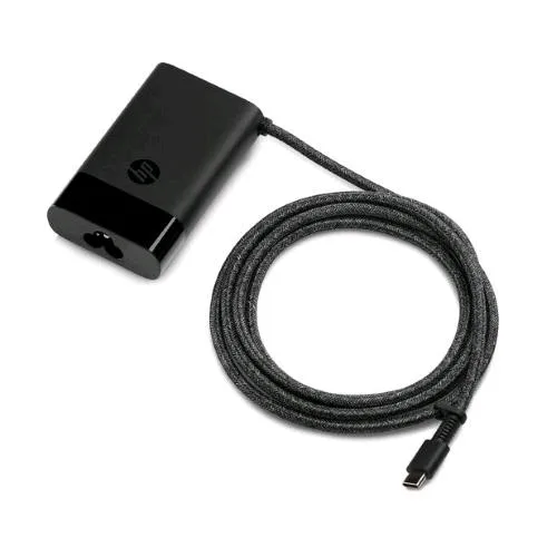 HP 671R2AA Alimentatore USB-C da 65 W Compatibile con Notebook Tablet Smartphone con Connettore USB-C Eroga 15W 27W 60W o 65W Compatto e Leggero Nero