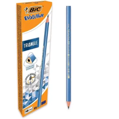 BIC Evolution Triangle Matita HB Fusto Triangolare Conf 12 Pz.