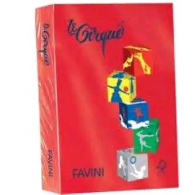 Cartotecnica Favini le Cirque Forti Risma da 500 Fogli 80 g 29.7 x 42 cm A3 Rosso Scarlatto