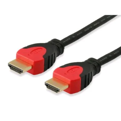 Equip 119343 Cavo HDMI a HDMI 2.0 4K/60 Hz Maschio-Maschio 3 m Nero Rosso
