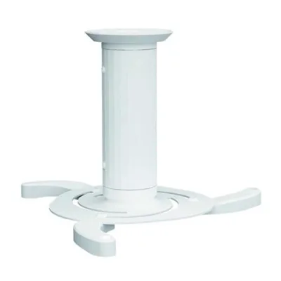Newstar C80 Supporto da Soffitto Universale per Videoproiettore Peso Max 15kg Sistema Sgancio Rapido Bianco Garanzia Italia (Beamer-C80WHITE)