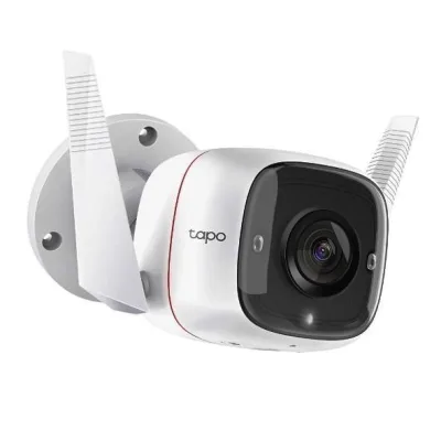 Tp-Link TC65 Telecamera di Sorveglianza IP Wi-Fi Capocorda QHD 3MP 15 FPS Slot Microsd da Esterno IP66 White
