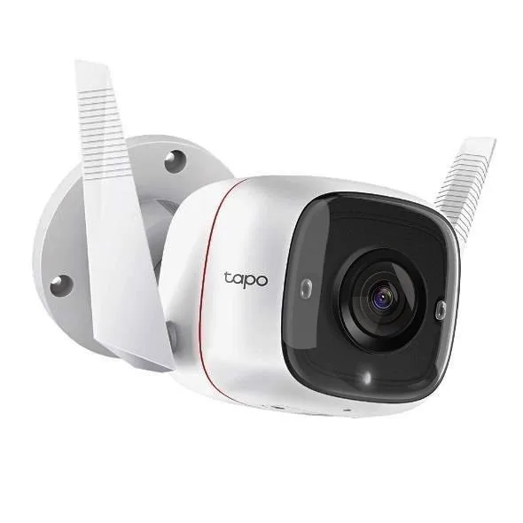 Tp-Link TC65 Telecamera di Sorveglianza IP Wi-Fi Capocorda QHD 3MP 15 FPS Slot Microsd da Esterno IP66 White
